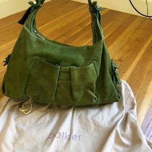 Cool green Botkier leather sachel bag.